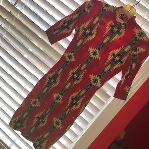 Aztec mini dress